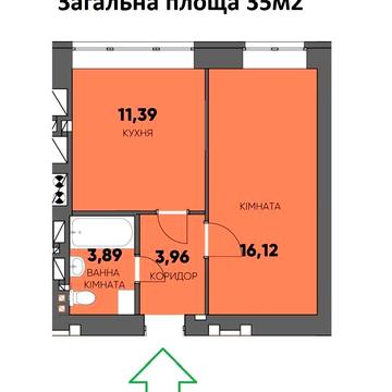 1к квартира в новомому ЖК. Газ підключено.м.Буча ЖК Continent Ray