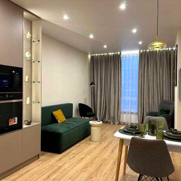 Дизайнерська 1-кімн. квартира 44м2, 12 пов. Варшавський/Варшавський 2 ЖК Варшавський 2