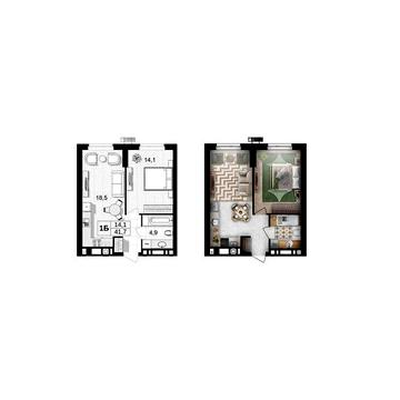 Продаж 1к Квартира Максимовича вулиця ЖК FORREST – жилое пространство