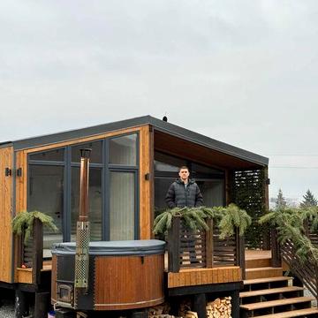 Каркасний Модульний будинок 57м2 + Тераса Під ключ