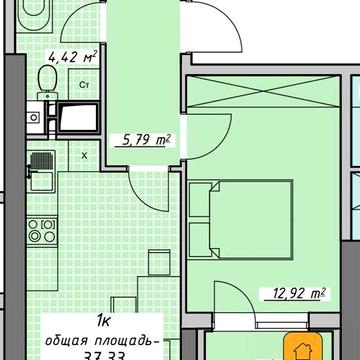 Жк Атмосфера Одесса ,без ремонта, Приморский , однокомнатная ,Акрадия ЖК Атмосфера