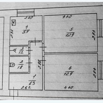 ПРОДАЖ 2 - х  кімнатної  квартири