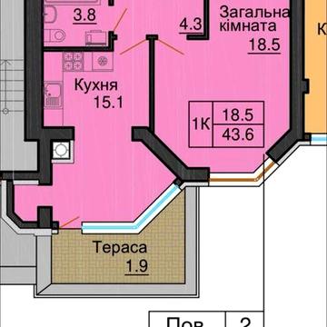 Продаж 1 к квартира Тераса ЖК Софія Клубний Програми + зданий будинок