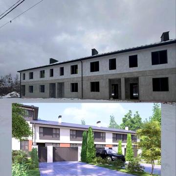 Таунхауси в Ворзелі з великими дворами! Газ! Навпроти ліс!