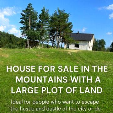 Мальовничий будиночок в горах