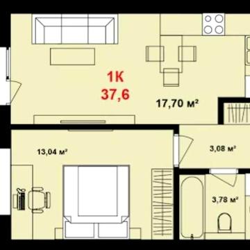 СУПЕР ЦІНА! 1-х кімнатна квартира поруч з ЦЕНТРОМ