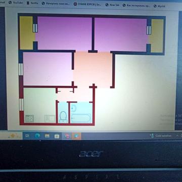 Теремки - 2 хв.  Трикімнатна в гарному стані. ЖК Теремки 1