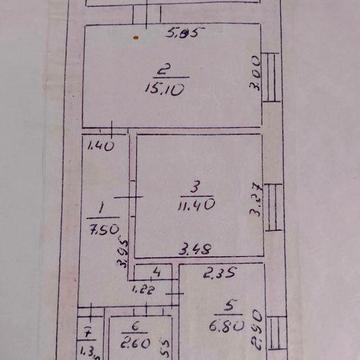 2-х комнатная квартира район 7 ветров