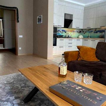 3-кімнатна квартира з кухнею-студією в стилі лофт. Вул. Угорська ЖК Новий Львів