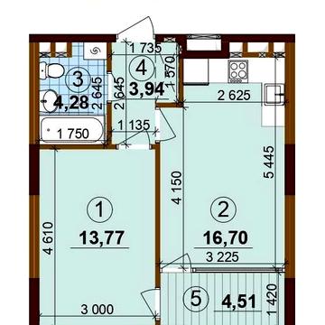 1к квартира Варшавський Плюс ЖК Варшавський Плюс +