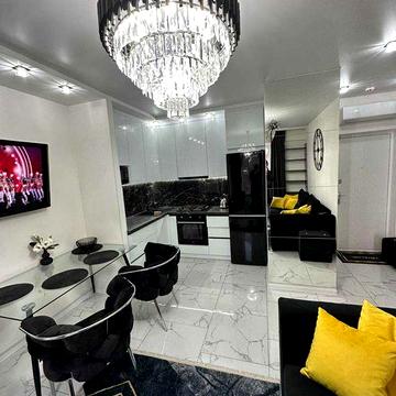 Аренда. Стильная квартира в клубном доме, с террасой. Газ! ЖК Виа Рома