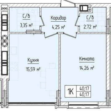 1-кім. квартира від забудовника у Пасічній/Хіміків