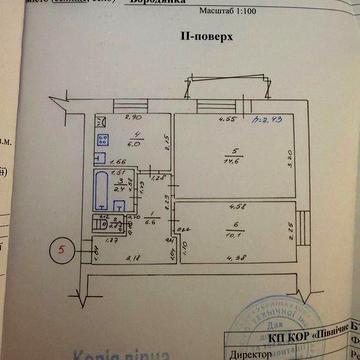 Продаж 2-кімнатної квартири з ремонтом у Бородянці
