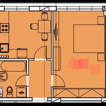 Продам 1 ком квартиру на Сахарова