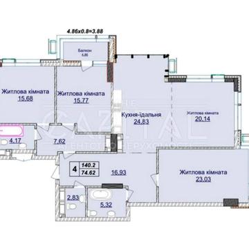 Продажа квартиры, ЖК Новопечерские Липки, Драгомирова, 7 очередь