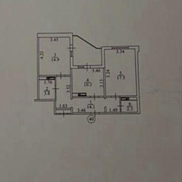 Продаж. Двокімнатна вартира. Провулок Моторний 11