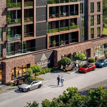 Купуйте апартаменти в центрі 1-но кімнатні 28.5м² ЖК Park Residence Smart