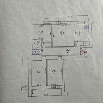 Простора 4-кімнатна|Машбуд |92 м²|4 балкони