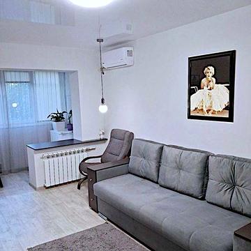 Аренда 1к  квартира, ул. Автозаводская, 1-й этаж, свежий ремонт