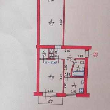 Продається 2-кімнатна квартира по пр. Відродження