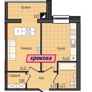 Продам Однокімнатну квартиру в новобудові ЖК "GRAND CITY 2"  Житомир ЖК GRAND CITY 2