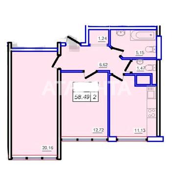 улица Жемчужная, 101-19, Таирово, Киевский, Одесса, Одесская 97219.0 USD