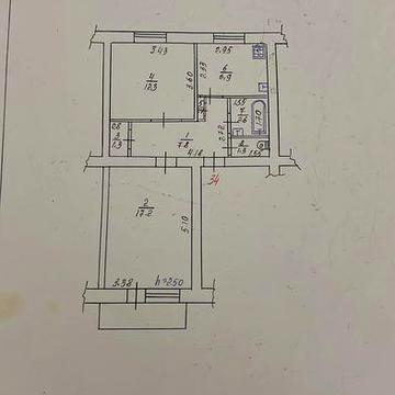 Продам квартиру площею 50.7 кв. м.