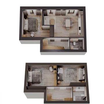 Продам 3 к.кв. з мансардою 650$ за м2