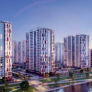 Простора 3-к квартира з видом на Дніпро 100 м² ЖК Русанівська гавань ЖК Русанівська Гавань