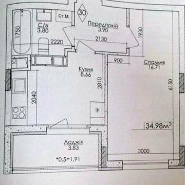 Найдешевша 1к! БЕЗ комісії! ТОП локація