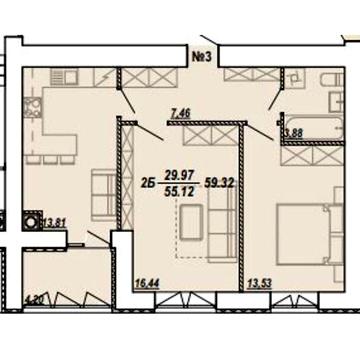 Продаж 2к Квартира Текстильна вулиця ЖК Текстильная, 21