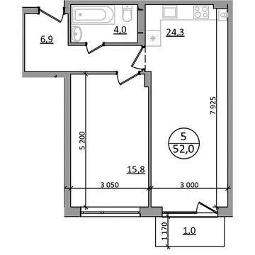 Продаж 1к Квартира Львівська вулиця ЖК Гринвуд-2