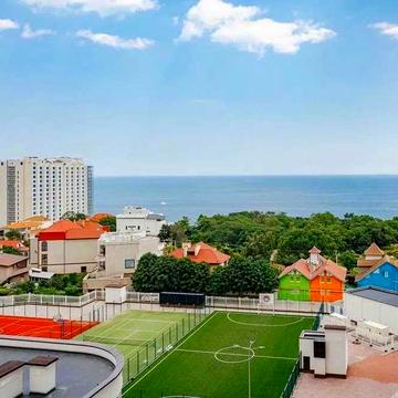 на 1-5 мес! КАМАНИНА 6эт 45 Жемчужина евро-двушка с ВИДОМ на МОРЕ