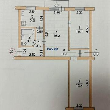 Квартира 3х кімнатна / Павлоград / центр