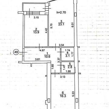 Продаж 2к Квартира Василя Стуса (Пушкінська) вулиця ЖК Женевьева-2
