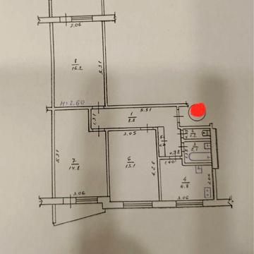 Продам 3х комнатную на Алексеевке