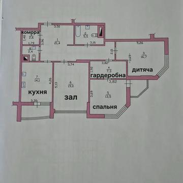 3-кімнатна квартира в ЖК «Зелений квартал» ЖК Зелений Квартал