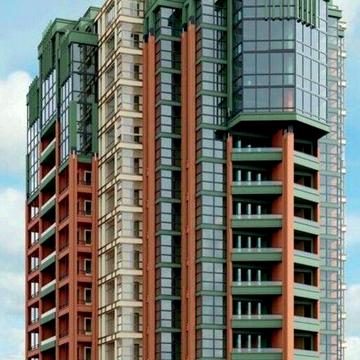 2-кімнатна квартира з панорамними вікнами та видом на ліс | ЖК River P ЖК River Port