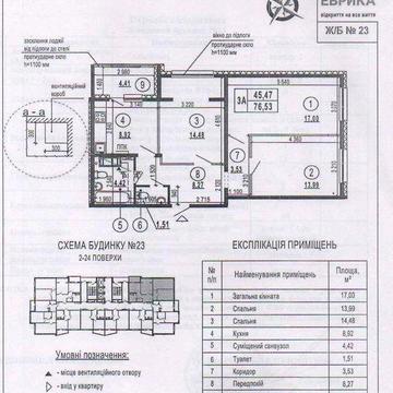 Продаю 3х кімнатну квартиру в ЖК Еврика ЖК Еврика
