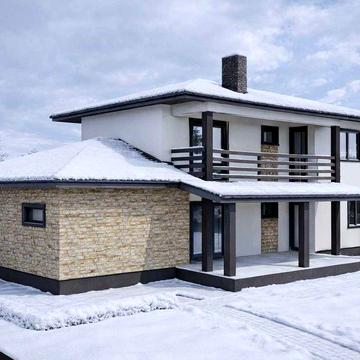 Будинок з гаражем і терасою | 180 м² | ділянка 8 соток