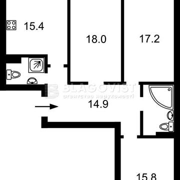 Продаж 3-х кімн кв-ри 95м2 ЖК Навігатор пров.Балтійський 3А Монолітний ЖК Навігатор