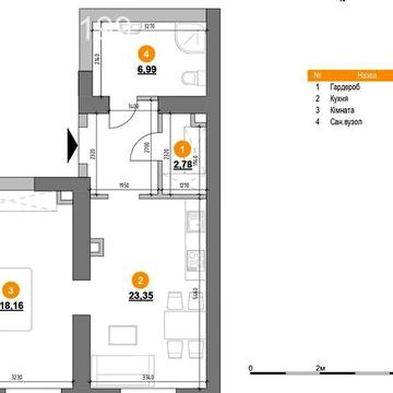 Продаж 1к Квартира Залізнична вулиця ЖК Шенген