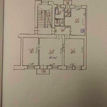 Трикімнатна квартира на Котляревського