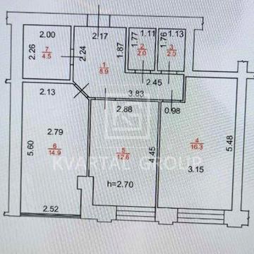 ПРОСТОРА 2к квартира в центрі біля парку в ЖК бізнес класу/БЕЗ КОМІСІЇ ЖК Центральний Premium