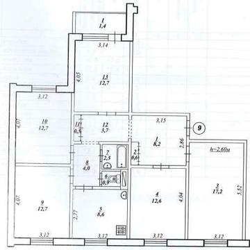 Продам 5ти кімнатну квартиру
