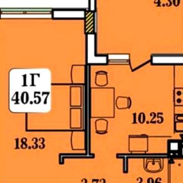 (4) Евродвушка  в ЖК "Розенталь" ЖК Розенталь