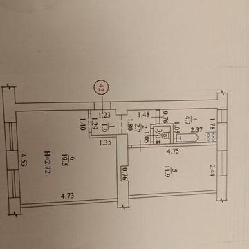 Продам двухкімнатну під ваш ремонт.
