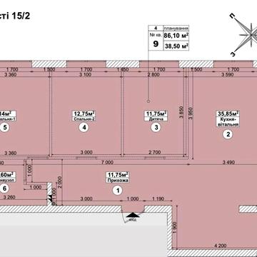 Продам 3-кімн. квартиру ЖК Sanvile-park ЖК Sanville park