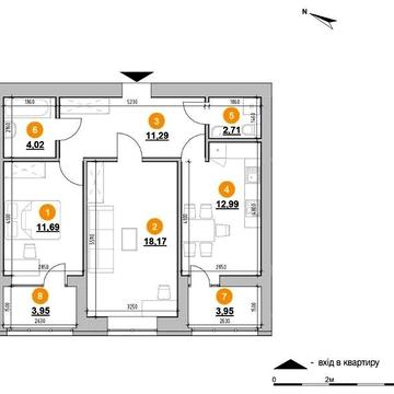Продаж 2к Квартира Залізнична вулиця ЖК Шенген