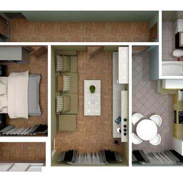 НОВА 2-КІМНАТНА КВАРТИРА 56 м2 (з поліпшеною комплектацією) ЖК Smart Fort